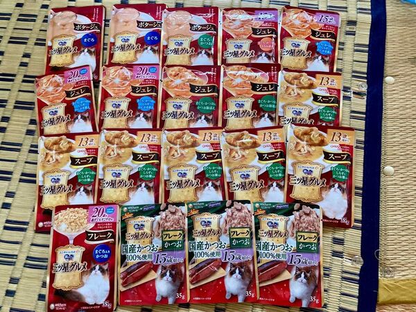 水分補給用に③三つ星グルメジュレやポタージュ、スープなど19個セット パウチ