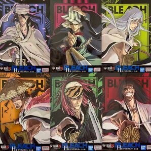 ☆BLEACH☆ブリーチ☆一番くじ☆クリアポスター☆6枚セット☆