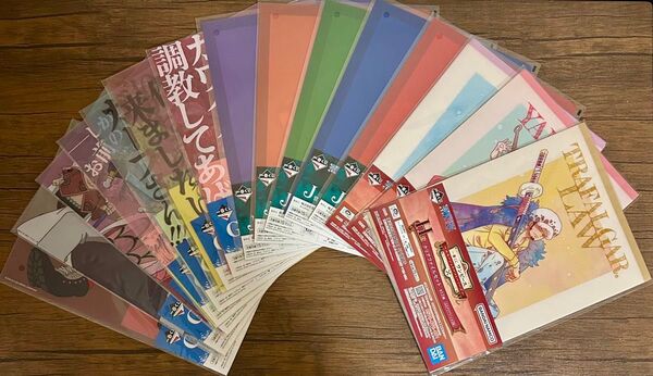 ☆ワンピース☆一番くじ☆クリアファイル☆15枚セット☆