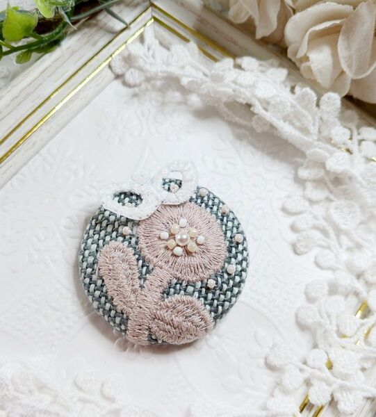 ☆ハンドメイド☆ミナペルホネン※ブローチ