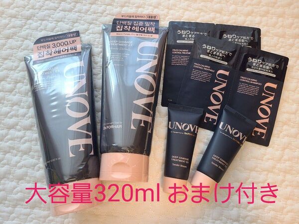 UNOVE トリートメント 2本セット 320ml 大容量 新品未使用 スキンアクア