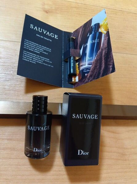 Dior SAUVAGE ソヴァージュ オードゥトワレ 香水 10ml 1ml ソバージュ ディオール 2点 まとめ売り