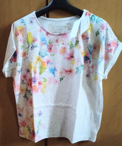 it's demo ■Tシャツ コザクラインコ セキセイインコ 文鳥 タグ付新品 Lサイズ