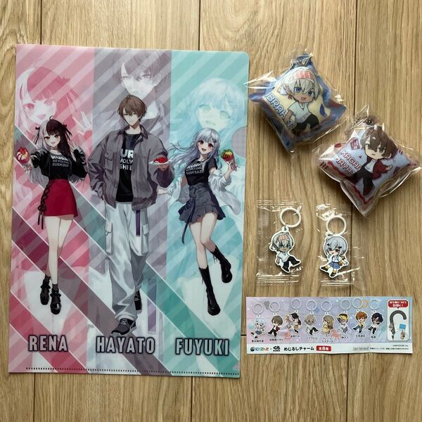 にじさんじ くら寿司 クリアファイル めじるしチャーム クッションチャーム