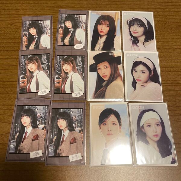 TWICE MISAMO haute couture FCくじ 参加賞 クリアトレカ ミナ サナ モモ