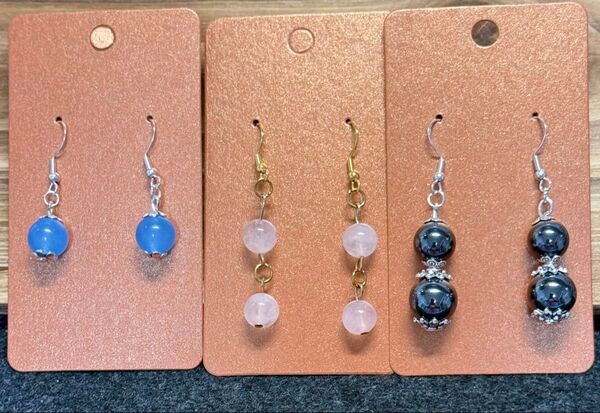 イヤリングセット 3ペア/ファッションイヤリング/B ピアス ハンドメイド アクセサリー イヤリング