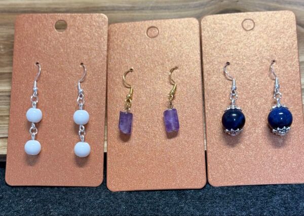 イヤリングセット 3ペア/ファッションイヤリング/C ピアス ハンドメイド アクセサリー イヤリング