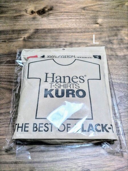 Hanes ヘインズ Lサイズ HM1-B201 T-SHIRTS