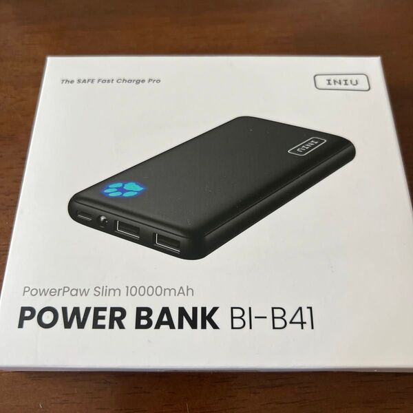 INIU モバイルバッテリー 10000mAh (大容量 最軽量 小型 3台同時充電) 【USB-C入出力ポート PSE認証済