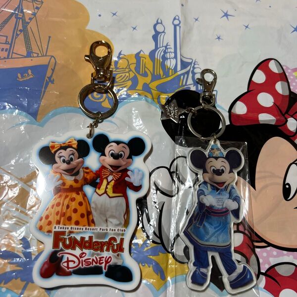 ファンダフルディズニー ディズニーリゾート ミッキー ミニー キーホルダー キーチェーン アクリルキーホルダー アクリルスタンド