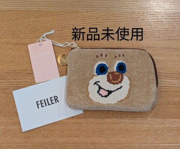 ラブラリーバイフェイラー ドアップテディ L字ポーチ 新品未使用