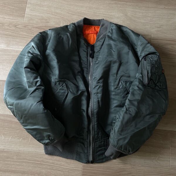 ALPHA INDUSTRIES MA-1 フライトジャケット USA製 L