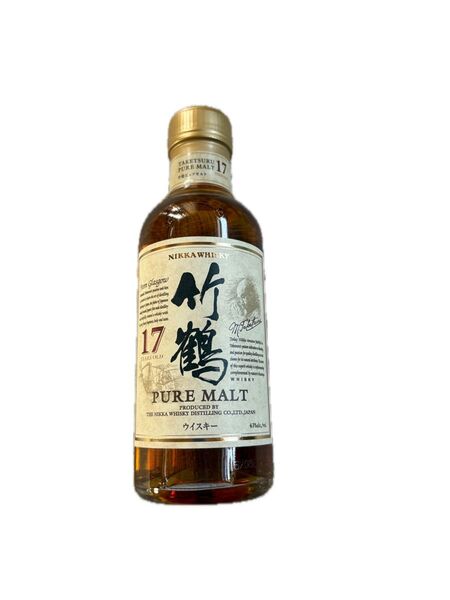 竹鶴17年 ピュアモルト 180ml ミニボトル