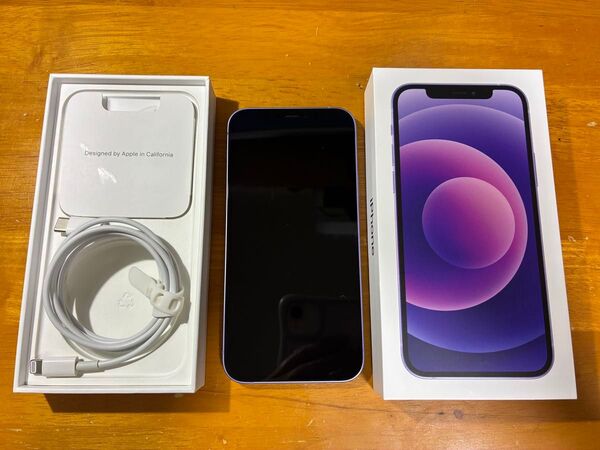 Apple●アップル iPhone 12 パープル 256GB SIMフリー 美品