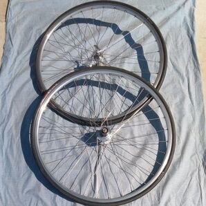 ホワイトインダストリーハブ + シマノ HB-5500 ハブ + アラヤ RC-540リム ロードバイクホイール前後セット