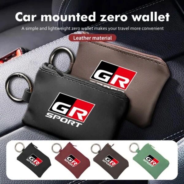 GR sports コインウォレット 小物入れ 赤色&黒色