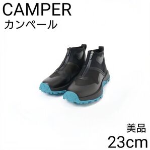 美品 カンペール ドリフト トレイル ハイカット フロントジップ スニーカー ビブラムソール ブーツ