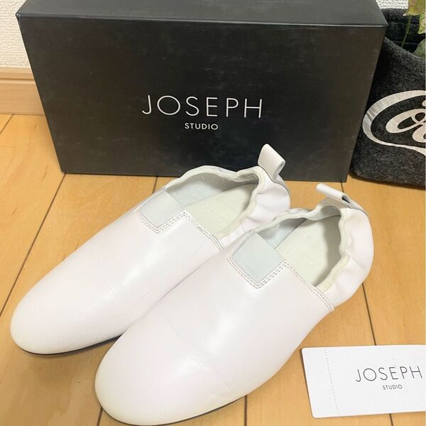 JOSEPH STUDIO フラットシューズ ホワイト 37