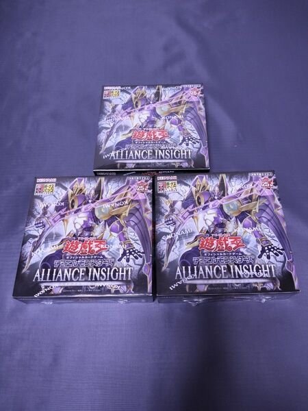 遊戯王 デュエルモンスターズ OCG ALLIANCE INSIGHT 未開封 3BOX