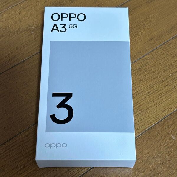 【新品未使用】OPPO A3 5G パープル SIMフリー ワイモバイル