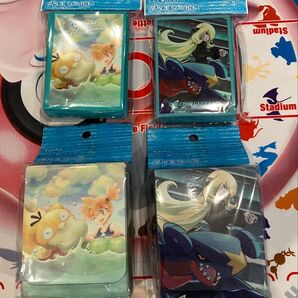 ポケモンカード デッキシールド、デッキケースセット カスミ、シロナ
