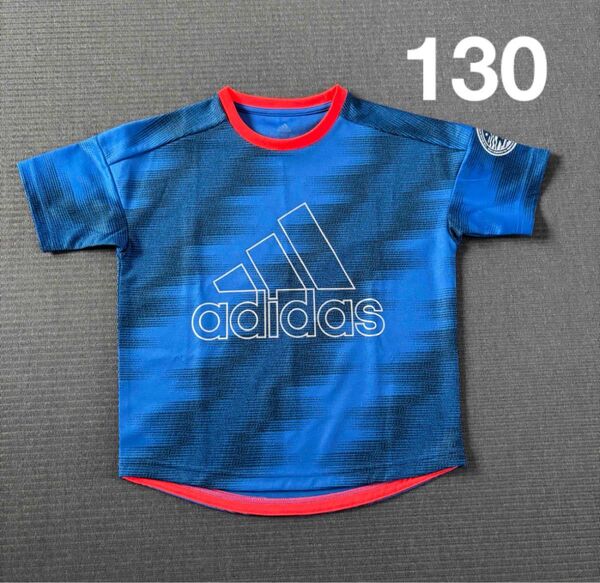 アディダス Tシャツ 半袖 サッカー トレーニングシャツ 130 キッズ