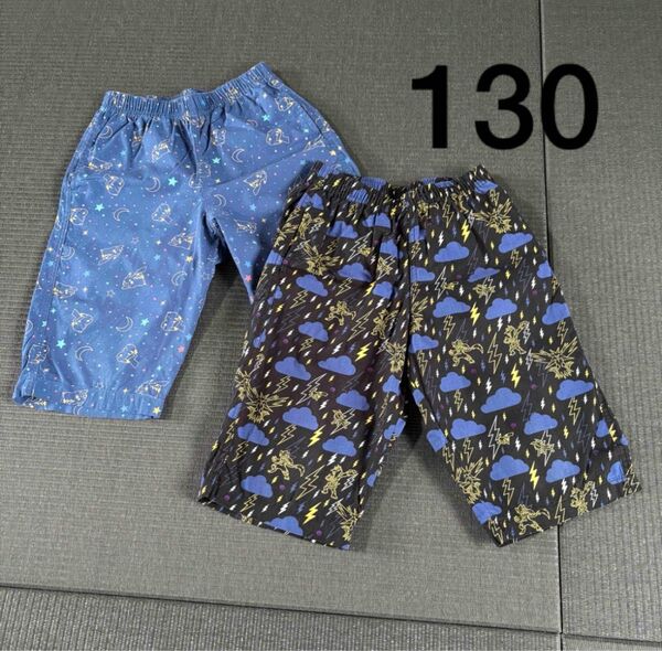 ユニクロ ポケットモンスター ポケモン ステテコ キッズ ハーフパンツ 130 半ズボン ショートパンツ 男の子