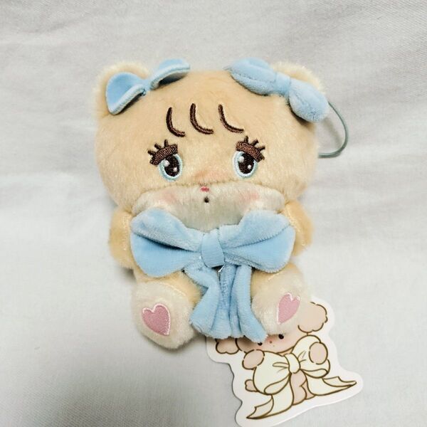ミッコ mikko characters 抱きしめおリボンマスコット ラテ