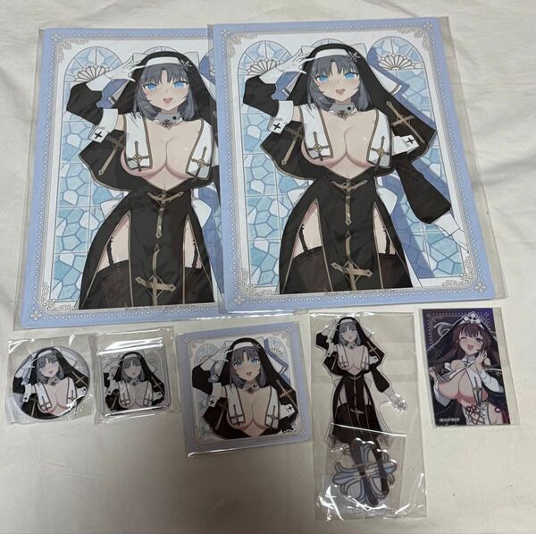 閃乱カグラ 爆乳ハイパーWEBくじ 7パイ目 アクリルスタンド パネルコレクション 缶バッジ ステッカー 雪泉 セット
