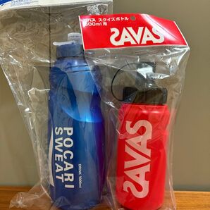新品 セット売 ザバス ポカリスエット スクイズボトル 1000mL&500mL