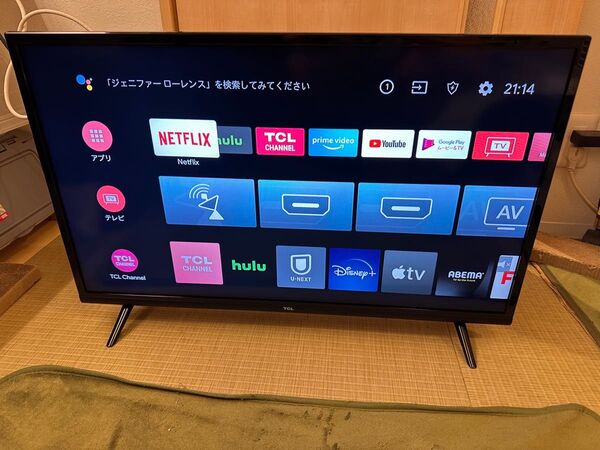 極美品!TCL 32S5200A スマートテレビ 32型 2022年製 映綺麗