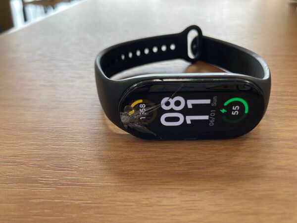 Xiaomi Mi Band 7 ブラック 画面割れあり