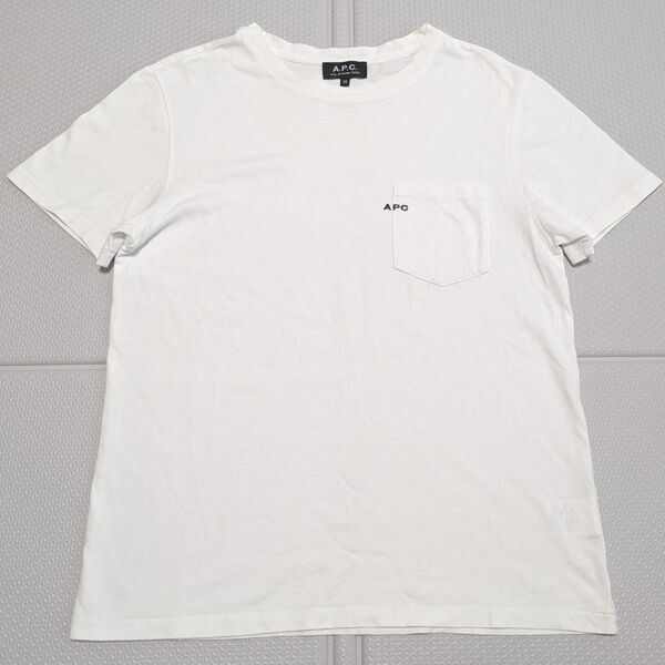 A.P.C. Tシャツ ホワイト 半袖 白 国内正規品
