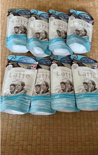 Kracie Latte 2in1 リンスインシャンプー 8個セット
