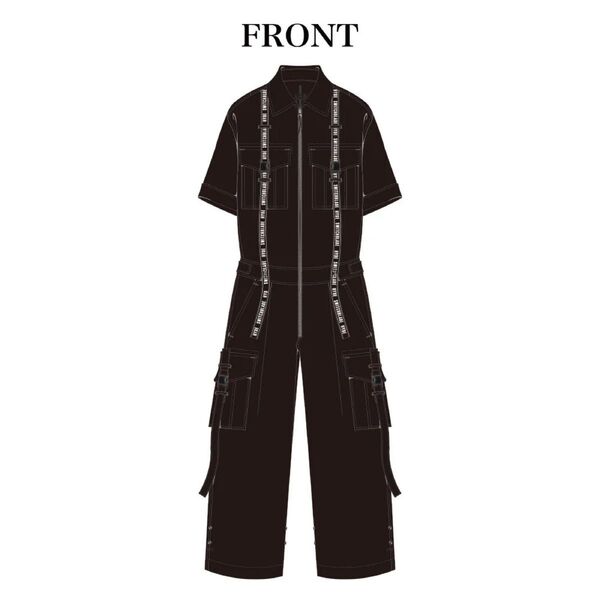 HYDE×SWITCHBLADE BUCKLE JUMPSUIT Mサイズhydeつなぎバックルジャンプスーツ ハイド