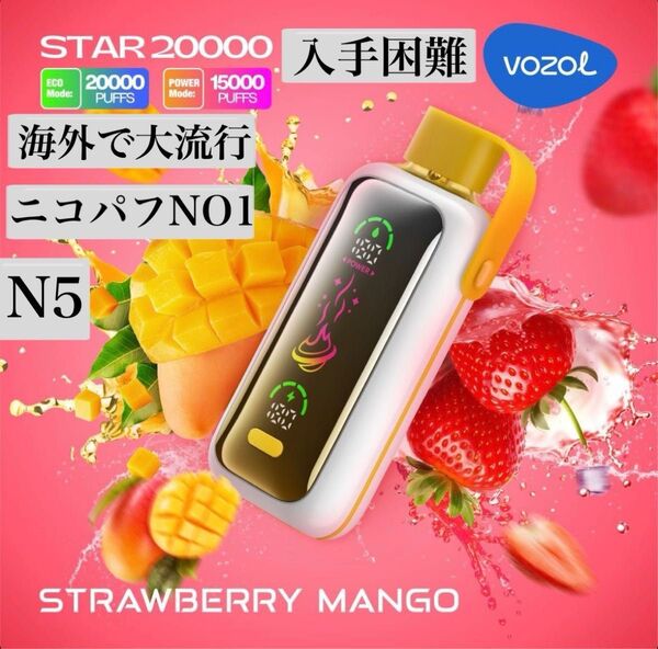 VOZOL 海外製品 20000パフ ニコパフ N5