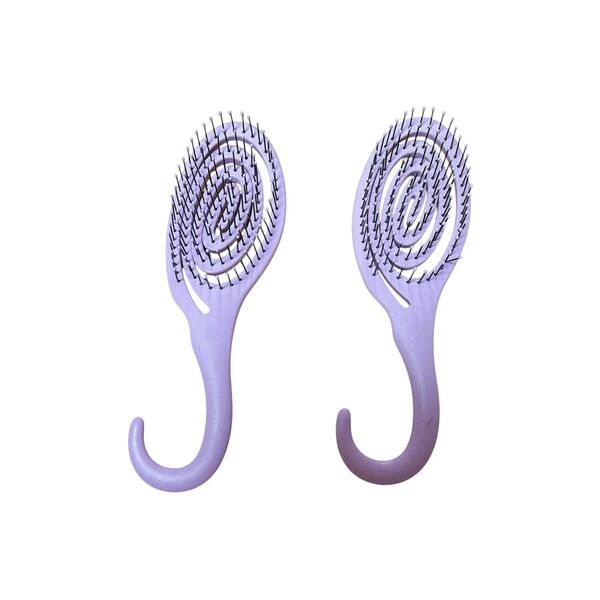 2本セット ヘアブラシ くし 髪の毛 サラサラ ドライヤー 速乾 シャンプー 頭皮マッサージ ブラシ レディース スケルトンブラシ