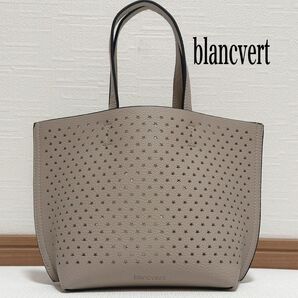 blancvert ハンドバッグ BEG トートバッグ