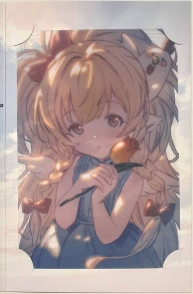 マキラ 2025 バレンタイン お返し グラブル 色紙 ポストカード グランブルーファンタジー 手紙 ポラロイド