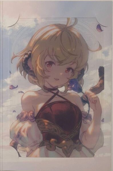 アンチラ 2025 バレンタイン お返し グラブル 色紙 ポストカード グランブルーファンタジー 手紙 ポラロイド