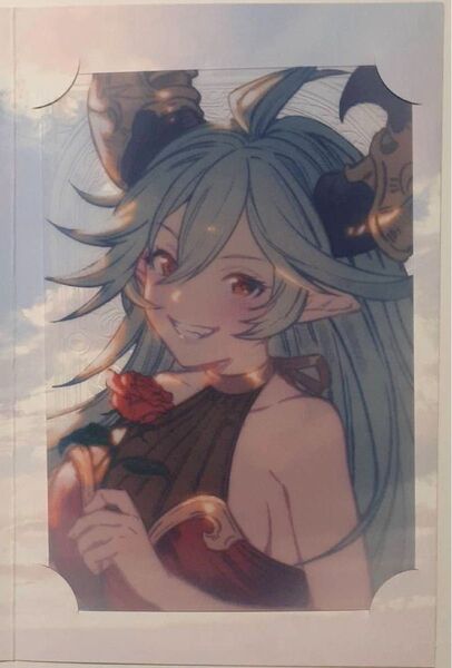 サラーサ 2025 バレンタイン お返し グラブル 色紙 ポストカード グランブルーファンタジー 手紙 ポラロイド