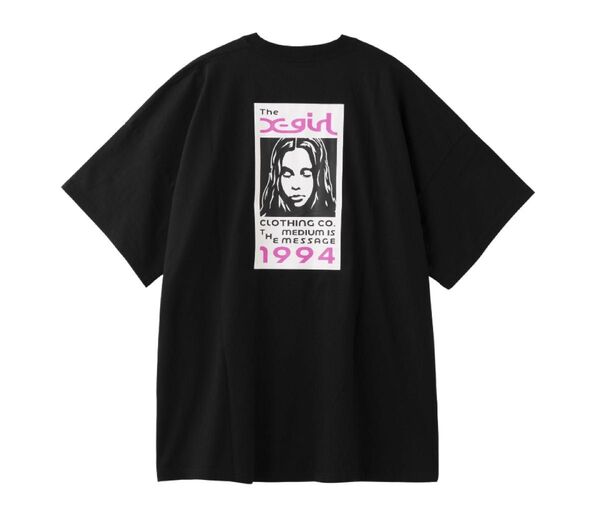 新品 X-girl BOX LOGO AND FACE S/S BIG エックスガール XG ビック Tシャツ TEE DRESS