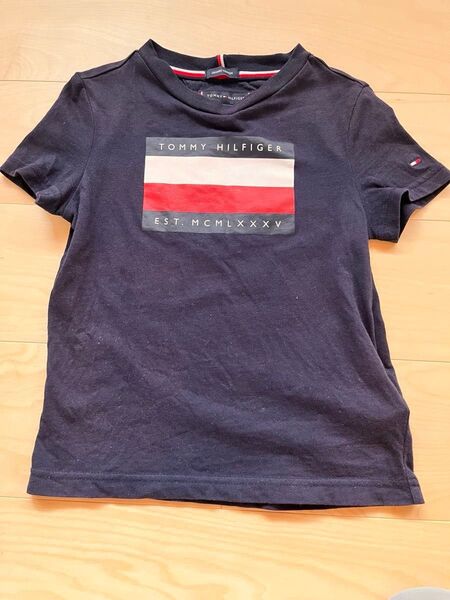 トミーヒルフィガー 半袖 Tシャツ キッズ オーガニック 綿 コットン トップス 100㎝