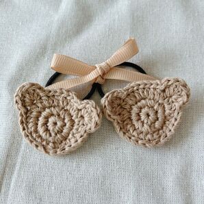 くまのヘアゴム 2個セット