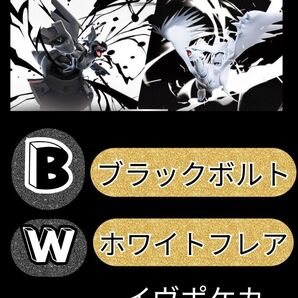 1.ブラックボルト ホワイトフレア 汎用カード デッキパーツ イヴポケカ BW-1