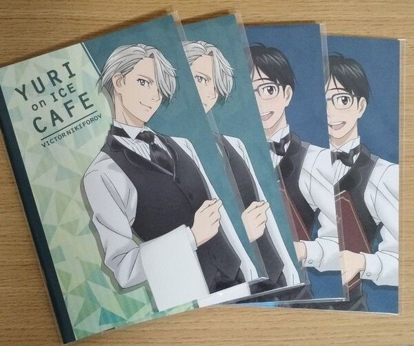 ユーリ!!! on ICE B5ノート 4点 カフェ グッズ