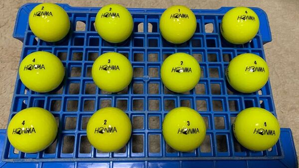 HONMA ホンマ D1 ロストボール12球 カラーボール