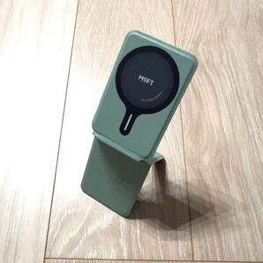 【美品】MOFT 七変化マルチスタンドMagSafe対応 スモークターコイズ