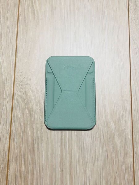 MOFT耐久強化版Snap-On MagSafeスマホスタンド スモークターコイズ