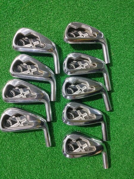 キャロウェイ Callaway X TOUR アイアン ヘッド 2~P 9本セット
